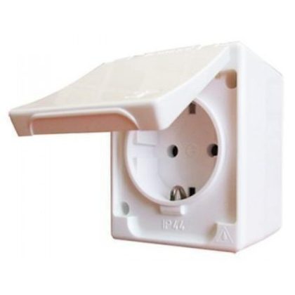   LEGRAND 083913 Kontállux IP44 2P+F dugalj csatlakozóaljzat fehér
