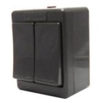 LEGRAND 083925 Kontállux IP44 csillárkapcsoló szürke