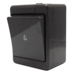   LEGRAND 083930 Kontállux IP44 egypólusú nyomó csengőjellel szürke