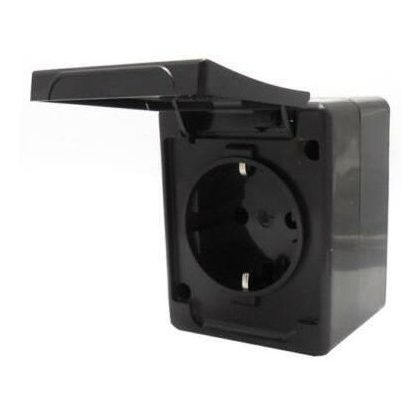   LEGRAND 083933 Kontállux IP44 2P+F dugalj csatlakozóaljzat szürke