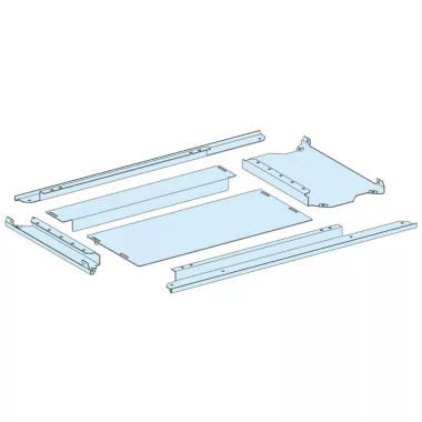 SCHNEIDER 08497 Prisma Plus IP30 2 részes kábelbevezető lemez, W=650+150mm, D=400mm