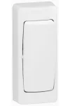 LEGRAND 086085 Oteo falon kívüli keskeny egypólusú nyomó kerettel fehér