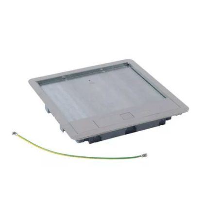   LEGRAND 088005 Rozsdamentes acél fedél 16/24 modulos standard padlódobozhoz, max. 8mm burkolattal