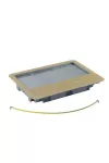LEGRAND 088006 Sárgaréz fedél 8/12 modulos standard padlódobozhoz, max. 8mm burkolattal