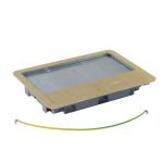   LEGRAND 088006 Sárgaréz fedél 8/12 modulos standard padlódobozhoz, max. 8mm burkolattal