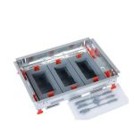   LEGRAND 088020 12 (3x4) modulos, horizontális, állítható magasságú standard padlódoboz, Mosaic-kal szerelvényezhető