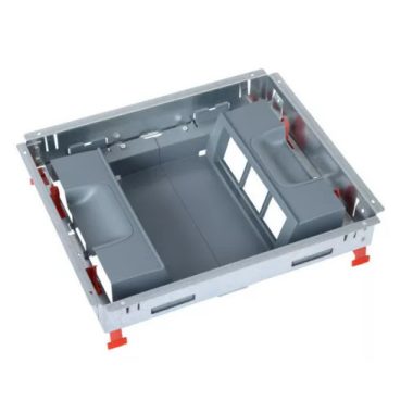 LEGRAND 088024 12 (2x6) modulos, vertikális, állítható magasságú standard padlódoboz, Mosaic-kal szerelvényezhető