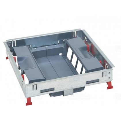 LEGRAND 088025 16 (2x8) modulos, vertikális, állítható magasságú standard padlódoboz, Mosaic-kal szerelvényezhető