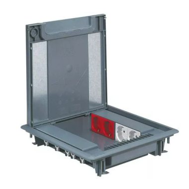 LEGRAND 088070 Csökkentett magasságú padlódoboz, 50 mm, 16 modul