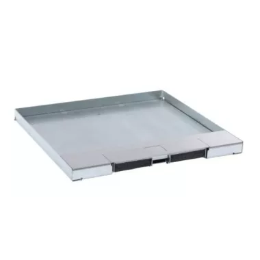 LEGRAND 088105 Rozsdamentes acél fedél 16/24 modulos perem nélküli padlódobozhoz, max. 15mm burkolattal