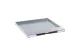 LEGRAND 088105 Rozsdamentes acél fedél 16/24 modulos perem nélküli padlódobozhoz, max. 15mm burkolattal