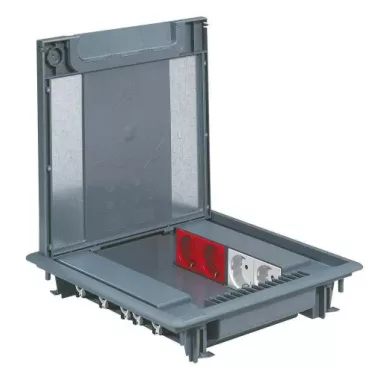 LEGRAND 088108 Csökkentett magasságú padlódoboz, 50 mm, 16 modul LEGRAND 088108 Csökkentett magasságú padlódoboz, 50 mm, 16 modul