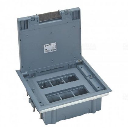   LEGRAND 088172 Padlódoboz műanyag fedéllel, merőleges szerelvényezés, 12 modul