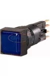EATON 088761 Q25LF-BL/WB Jelzőlámpa, lapos, kék, izzóval