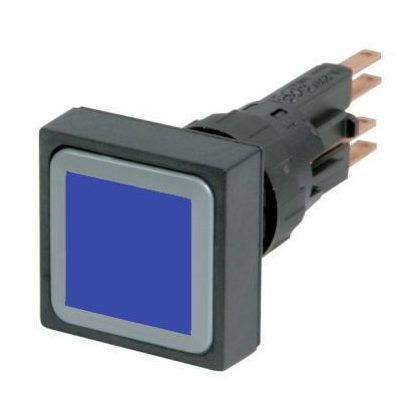 EATON 089102 Q25LT-BL/WB Világító nyomógomb, kék, visszaálló, izzólámpával