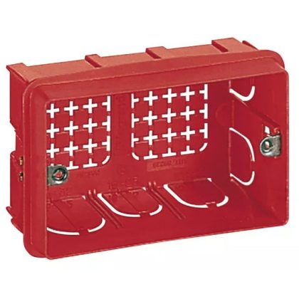 LEGRAND 089239 3 modul kettes doboz téglafalba