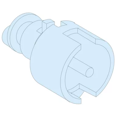 SCHNEIDER 08945 Prisma Plus DIN kéttollú zárbetét