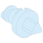   SCHNEIDER 08948 Prisma Plus 7mm-es háromszögcsapos zárbetét