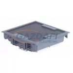   LEGRAND 089616 Padlódoboz vízszintes 24M szőnyeg fedél, szürke