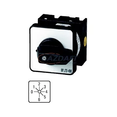 EATON 095803 T0-3-8244/E Vezérl. fokozatkapcsoló 1p 20A beépíthető, 7fok.