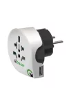 Utazóadapter, World to Europe USB