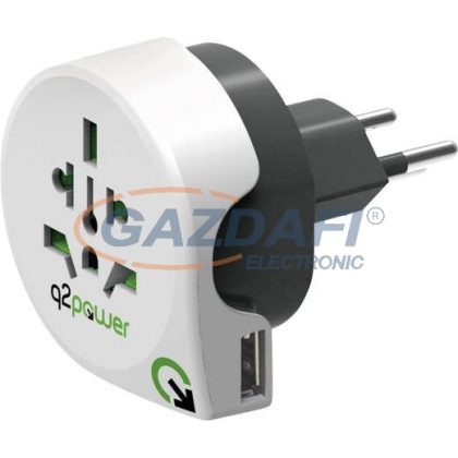 Utazóadapter "World to Switzerland USB" Utazóadapter "World to Switzerland USB"