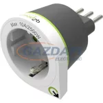 Utazóadapter "Europe to Italy"