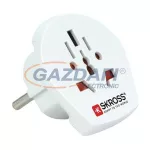 SKROSS Utazóadapter, földelt "World to Europe"