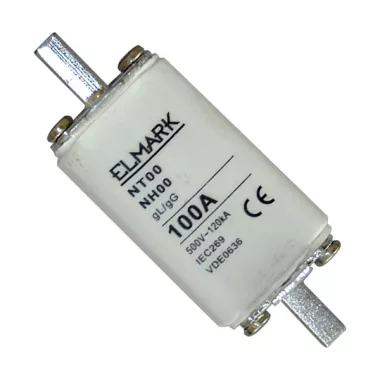 ELMARK késes biztosíték, NT00, 25A, 500V, gL-gG