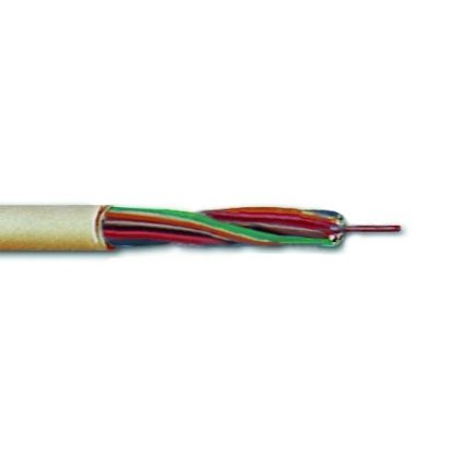 YYSch 2x0.6mm2 Telecommunication cable, PVC 65V gray