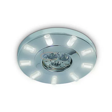 ONE LIGHT 10105GMCD süllyesztett LED lámpa, matt króm, 9x0,6W+1x3W 4000K, GU10, 230V ONE LIGHT 10105GMCD süllyesztett LED lámpa, matt króm, 9x0,6W+1x3W 4000K, GU10, 230V