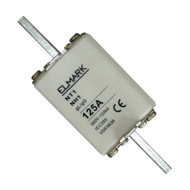 ELMARK késes biztosíték, NT1, 125A, 500V, gL-gG