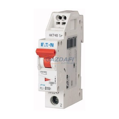 EATON 101263 PLI-D10/1 Kismegszakító, 10kA (dugaszolókapcsokkal)