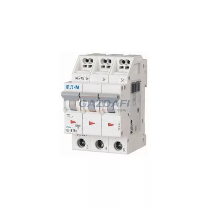   EATON 101328 PLI-D16/3 Kismegszakító, 10kA (dugaszolókapcsokkal)