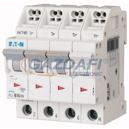   EATON 101344 PLI-D4/3N Kismegszakító, 10kA (dugaszolókapcsokkal)