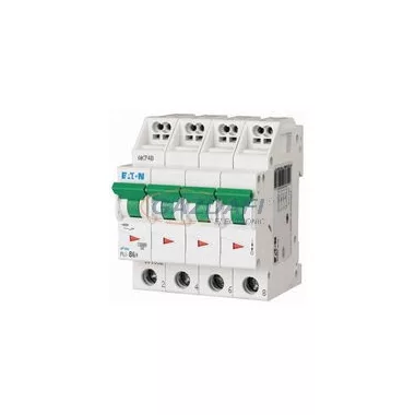 EATON 101352 PLI-B6/4 Kismegszakító, 10kA (dugaszolókapcsokkal)