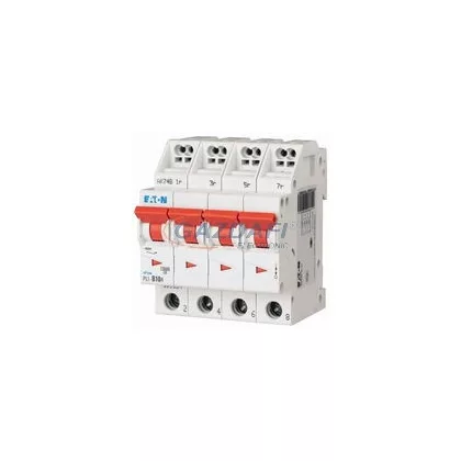   EATON 101354 PLI-B10/4 Kismegszakító, 10kA (dugaszolókapcsokkal)