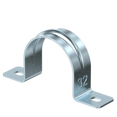OBO 1018337 605 32 G Rögzítőbilincs, könnyű kivitel, 32mm galvanikusan horganyzott acél