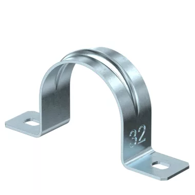 OBO 1018337 605 32 G Rögzítőbilincs, könnyű kivitel, 32mm galvanikusan horganyzott acél