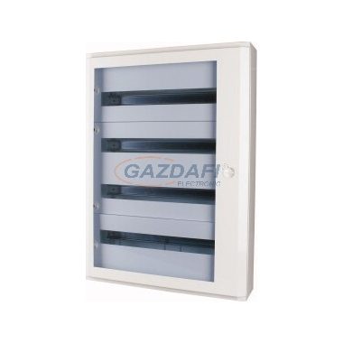 EATON 103108 BF-OT-5/165-C Falon kívüli komplett installációselosztó átlátszó ajtó IP30, fehér