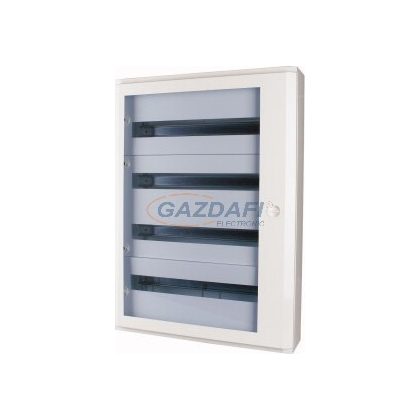   EATON 103108 BF-OT-5/165-C Falon kívüli komplett installációselosztó átlátszó ajtó IP30, fehér