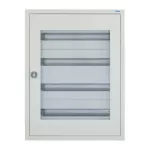   EATON 103121 BF-UT-4/132-C süllyeszett komplett installációselosztó átlátszó ajtó, IP30, fehér