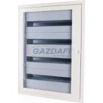   EATON 103122 BF-UT-5/165-C süllyeszett komplett installációselosztó átlátszó ajtó, IP30, fehér