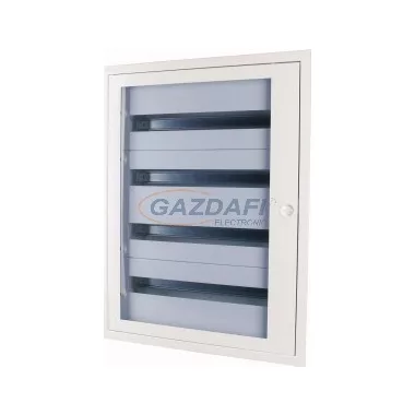EATON 103122 BF-UT-5/165-C süllyeszett komplett installációselosztó átlátszó ajtó, IP30, fehér EATON 103122 BF-UT-5/165-C süllyeszett komplett installációselosztó átlátszó ajtó, IP30, fehér