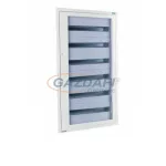   EATON 103130 BF-UT-6/198-G-C süllyeszett komplett installációselosztó átlátszó ajtó, IP30,szürke