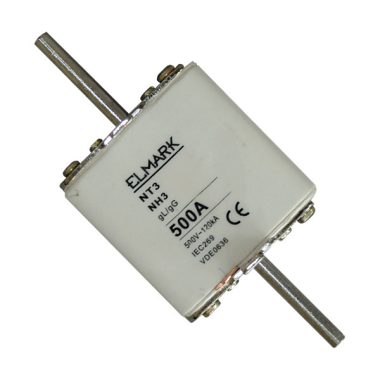 ELMARK késes biztosíték, NT3, 630A, 500V, gL-gG