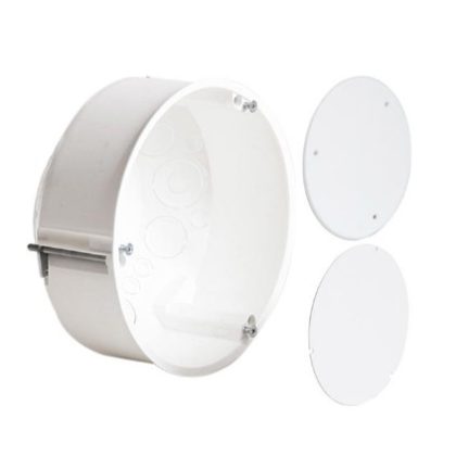   UNIVOLT 103861 HFT gipszkarton-kötődoboz kerek, átm. 120 mm, fedél nélkül