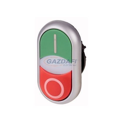   EATON 107062 M22-DDLM-*-*-* Kettős vil.nyomógomb, "0" nygomb kiemelve, egyedi