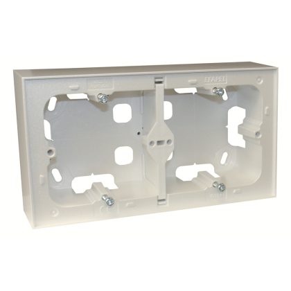 Efapel 10994_AGE Dupla kiemelő keret, jég színű