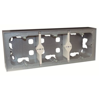 Efapel 10995_AAL Hármas kiemelő keret, alumínium színű